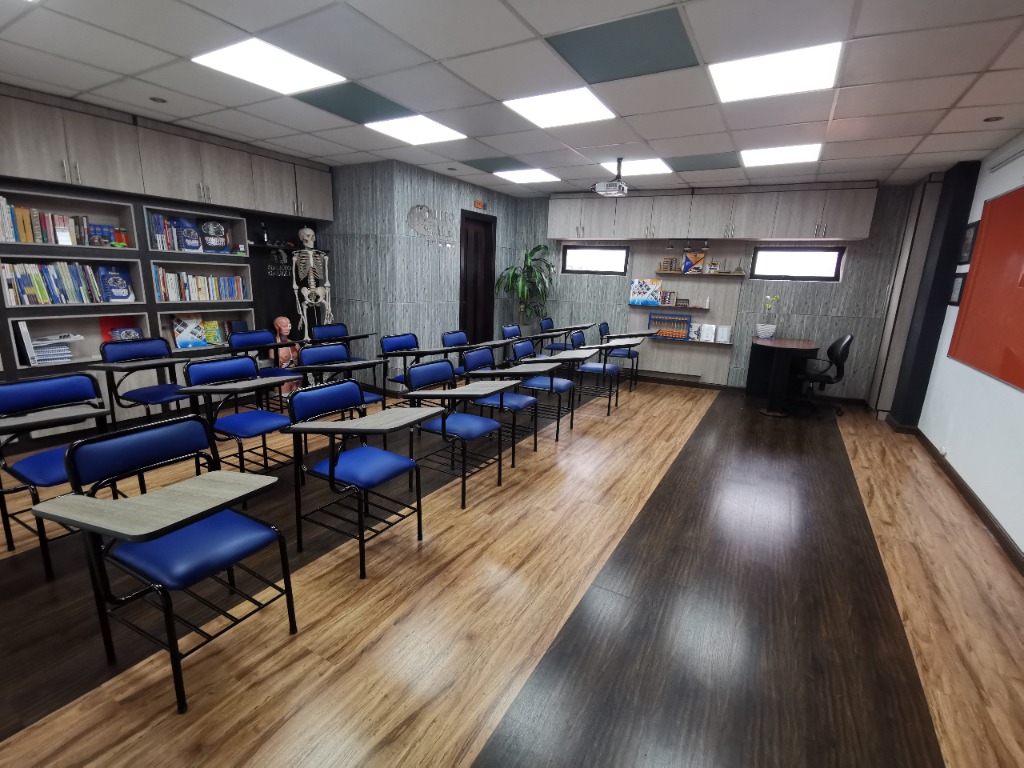 Espacio de estudio cómodo